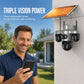 🎉 2026 Sale — Over 18,000 Sold! 📹 Triple Lens Solar Security Camera – 3-Way Surveillance, 4G+WiFi – 24/7 Protection for Homes & Remote Sites! ✨