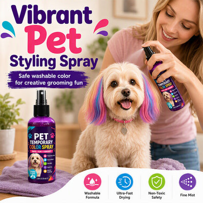 🎉 2026 Sale — Over 12,000 Sold! 🐾 Temporary Pet Hair Color Spray – Vibrant Colors, Quick-Dry, Smudge-Free – Safe, Odorless & Easy to Wash Out! ✨
