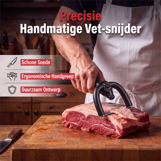 🥩😫Waste Good Lean Meat Trimming Fat?✨Limited‑Time Save Up To 50%! U‑Shape Handheld Meat Fat Trimmer 🔪🧑‍🍳