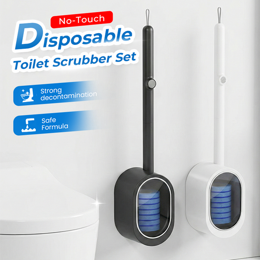 🎉 2026 Sale — Over 26,000 Sold! 🧹 No-Touch Toilet Scrubber – Disposable Heads with Built-in Cleaner, Hands-Free Disposal – Hygiene Made Simple! ✨
