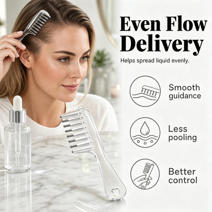 🎉 2026 Sale — Over 14,000 Sold! 💆‍♀️ Scalp Applicator Comb – No More Messy Drops, No More Wasted Product – Even Coverage, Every Time ✨