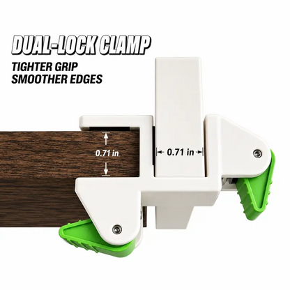 🏃50% OFF WHILE STOCKS LAST!🔨📐 Stop wrestling with filler boards during cabinet install — this clamp holds them steady, flush, and scratch-free. Dual-sided grip, soft rubber pads, and ready to work. 🛠️