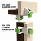 🏃50% OFF WHILE STOCKS LAST!🔨📐 Stop wrestling with filler boards during cabinet install — this clamp holds them steady, flush, and scratch-free. Dual-sided grip, soft rubber pads, and ready to work. 🛠️