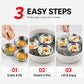 🎉 2026 Sale — Over 14,000 Sold! 🍳 Tired of poached eggs that turn into a messy blob? This 3-in-1 poacher gives you perfect eggs every time — no spreading, no sticking, no waste. ✨