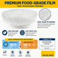 💰UP TO 50% OFF!🍲🔄 No more plastic wrap fights — these stretch-fit covers seal any bowl instantly. Fits round, square, even odd shapes. BPA-free, microwave-safe, and keeps food fresh longer. ⏳