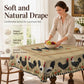 🎉 2026 Sale — Over 13,000 Sold! 🐓 Vintage Rooster Tablecloth – Waterproof, Oil-Proof, Scalloped Lace – Rustic Charm That Protects Your Table ✨