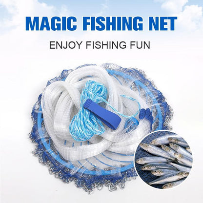 🎉 2026 Sale — Over 9,000 Sold! 🎣 Catching live bait has never been this easy — heavy-duty net, fast sinking, and built to last. Cast it right, land it full. 🐟