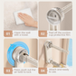 🏠🔥UP TO 50% OFF! No‑Drill Foldable Telescopic Suction‑Cup Hanger Rack, Retractable Clothes Drying Pole ✨