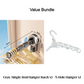 🏠🔥UP TO 50% OFF! No‑Drill Foldable Telescopic Suction‑Cup Hanger Rack, Retractable Clothes Drying Pole ✨
