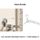 🏠🔥UP TO 50% OFF! No‑Drill Foldable Telescopic Suction‑Cup Hanger Rack, Retractable Clothes Drying Pole ✨