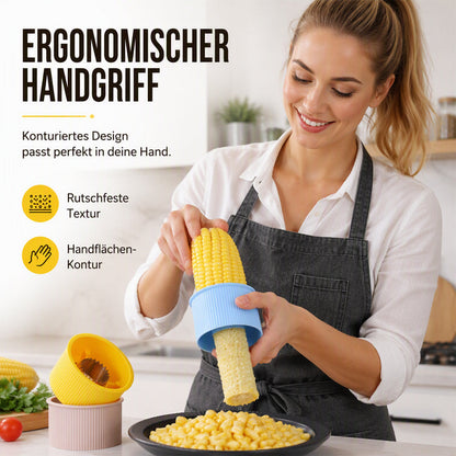 ⚡FLASH SALE! Manual Corn Cob Stripper Tool, Twist‑Push Design, Food‑Grade Kitchen Gadget 🎁