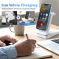 📱🔥50% OFF! 3‑in‑1 Foldable Magnetic Wireless Charging Stand, 15W Fast Charge With Night Light ✨