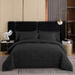 🔥LIMITED-TIME 50% OFF! ⏰🛏️ Stop waking up cold and tangled — this 3-piece quilted set stays fluffy, breathes all season, and makes your bed look like it belongs in a hotel. 🏨