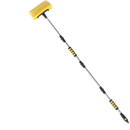 🚗🔥UP TO 50% OFF! Extendable Car Wash Brush 152cm Long Handle, Water‑Through Design 360° Cleaning ✨