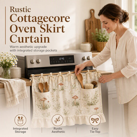 ⏰LIMITED-TIME 50% OFF! 🍳🧺 Turn that boring oven into a cottagecore dream — with pockets! Spatulas, spoons, and whisks right where you need them. Cute meets functional. 🏡