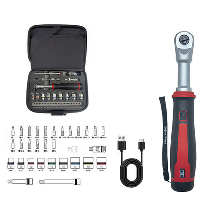 ⚡50% OFF!✨3.6V Rechargeable Electric Ratchet Wrench, 1/4‑Inch Drive Type‑C Charging, Cordless Compact Repair Tool 🔧