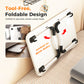 ⚡50% OFF!✨Foldable Laptop Bed Table with Cup Holder, No‑Install Bed Desk with Phone Slot, 70×48cm Large Desktop ✨
