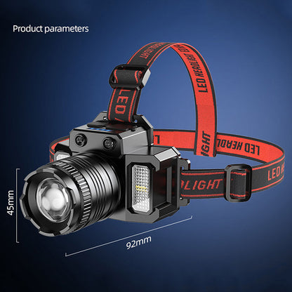 🔦 LIMITED-TIME 50% OFF ⚡ Rechargeable LED Headlamp — Motion Sensor, 100m Range, USB Charging