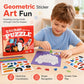 🔥HOT SALE 50% OFF! ✨🎨 Screen-free fun that actually holds their attention — this geometric sticker book turns matching, peeling, and placing into art. 8 themes, zero glue, and quiet focus for hours. Perfect for little hands, big imaginations. 🖍️
