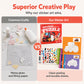 🔥HOT SALE 50% OFF! ✨🎨 Screen-free fun that actually holds their attention — this geometric sticker book turns matching, peeling, and placing into art. 8 themes, zero glue, and quiet focus for hours. Perfect for little hands, big imaginations. 🖍️