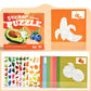 🔥HOT SALE 50% OFF! ✨🎨 Screen-free fun that actually holds their attention — this geometric sticker book turns matching, peeling, and placing into art. 8 themes, zero glue, and quiet focus for hours. Perfect for little hands, big imaginations. 🖍️