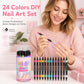 🆕NEW ARRIVAL 50% OFF!💅🎨 24 colors, 12 pens, endless nail art — fine tip for details, brush tip for fills. Smooth flow, quick-dry, and long-lasting. DIY manicures just got a serious upgrade. ✨