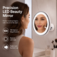 ⏰LIMITED-TIME 50% OFF! 🔍💡 Stop squinting in bad bathroom light — this 10x magnifying mirror with LED ring shows every detail. Suction-cup mount, no drilling. Flawless makeup, every time. ✨