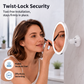 ⏰LIMITED-TIME 50% OFF! 🔍💡 Stop squinting in bad bathroom light — this 10x magnifying mirror with LED ring shows every detail. Suction-cup mount, no drilling. Flawless makeup, every time. ✨