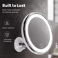 ⏰LIMITED-TIME 50% OFF! 🔍💡 Stop squinting in bad bathroom light — this 10x magnifying mirror with LED ring shows every detail. Suction-cup mount, no drilling. Flawless makeup, every time. ✨
