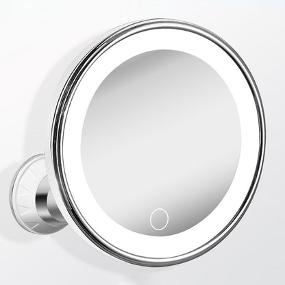 ⏰LIMITED-TIME 50% OFF! 🔍💡 Stop squinting in bad bathroom light — this 10x magnifying mirror with LED ring shows every detail. Suction-cup mount, no drilling. Flawless makeup, every time. ✨