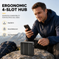 🎉 2026 Sale — Over 29,000 Sold! ☀️🔋 Charge up to 4 lithium batteries with solar power — 26650, 21700, 18650, and more. USB output for devices, built‑in LED, and ready for camping, travel, or emergencies. 🏕️