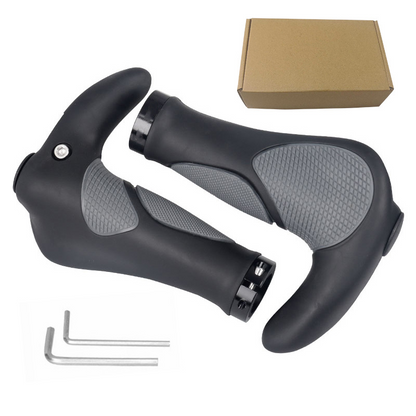 🚴 LIMITED-TIME 50% OFF ✨ Ergonomic Bike Grips — TPR Non-Slip, Secure Locking, Universal Fit