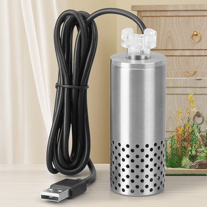 🔥HOT SALE 50% OFF! 🐟💧 Tired of ugly oil film ruining your aquarium view? This compact surface skimmer clears it fast. Stainless steel, USB powered, and whisper quiet — cleaner water, happier fish. 🌊