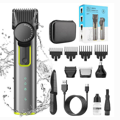 🔥🔥🔥50% OFF WHILE STOCKS LAST!🏃✂️ One clipper, four jobs — hair, beard, nose, and detail trim. 90-minute battery, adjustable length dial, and fully washable. Grooming simplified. 🧔