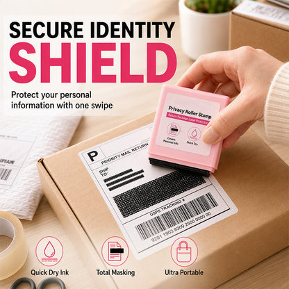 🏃50% OFF WHILE STOCKS LAST!🔒 Your name and address are on every package — this roller stamp covers them instantly. No tearing, no shredding, no identity theft. 🛡️