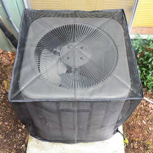 🔥HOT SALE 50% OFF! ❄️🍂 Stop leaves, twigs, and cottonwood from clogging your AC — this mesh cover protects all 4 sides while keeping airflow moving. Breathe easy, repair less. 🏠
