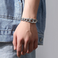 🎉 2026 Sale — Over 23,000 Sold! 🤙✨ Six‑syllable mantra bracelet — protection, peace, and masculine style in one. Retro silver finish, dual‑chain design, and a meaningful symbol you'll wear every day. 🛡️