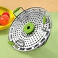 🔥HOT SALE 50% OFF! 🥦🍲 Stop juggling pots and strainers — this expandable steamer basket fits any pot, folds flat for storage, and steams everything from veggies to dumplings. 304 stainless, no rust, no fuss. ✨