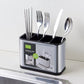🎉 2026 Sale — Over 14,000 Sold! 🍴✨ No more jumbled cutlery — this 4‑compartment holder keeps forks, knives, spoons, and chopsticks neatly separated. Drainage base, compact footprint, and a sleek stainless look. 🏠