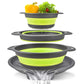 🎉 2026 Sale — Over 12,000 Sold! 🥗🍝 3 collapsible colanders, one draining base — rinse, drain, and store without the cabinet clutter. Compact, colorful, and ready for any meal. 🏠