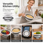 🎉 2026 Sale — Over 12,000 Sold! 🥗🍝 3 collapsible colanders, one draining base — rinse, drain, and store without the cabinet clutter. Compact, colorful, and ready for any meal. 🏠