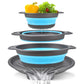 🎉 2026 Sale — Over 12,000 Sold! 🥗🍝 3 collapsible colanders, one draining base — rinse, drain, and store without the cabinet clutter. Compact, colorful, and ready for any meal. 🏠