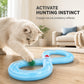 🎉 2026 Sale — Over 15,000 Sold! 🐱🌀 Self‑entertaining figure‑8 cat track — rolling balls keep your cat chasing, pouncing, and engaged for hours. No more bored cats scratching your furniture. 🎾