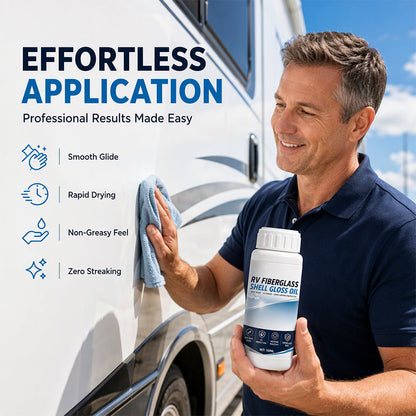 🚐 LIMITED-TIME 50% OFF ✨ RV Fiberglass Gloss Restorer — Brings Back Deep Shine & UV Protection