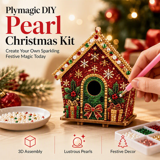 🎄 LIMITED-TIME 50% OFF ✨ DIY Pearl Art Christmas Kit — 6 Festive Themes, 3D Lustrous Finish