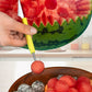 🍈 LIMITED-TIME 50% OFF ✨ 3-in-1 Fruit Prep Tool — Melon Baller, V-Carver & Pulp Separator, 430 Steel