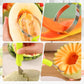 🍈 LIMITED-TIME 50% OFF ✨ 3-in-1 Fruit Prep Tool — Melon Baller, V-Carver & Pulp Separator, 430 Steel