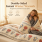 🧊 50% Off Now 🛏️ Double-Sided Sherpa Fleece Winter Comforter — Quilted & Anti-Clumping 🐑