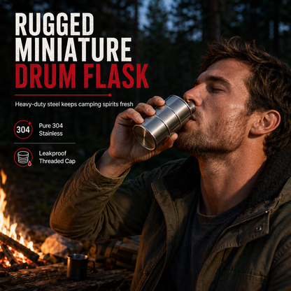 🔥 HOT SALE 50% OFF 🎒 Rugged Miniature Barrel Design — Essential Outdoor Companion