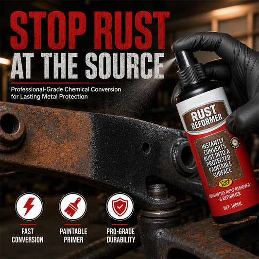 🔧 LIMITED-TIME 50% OFF ✨ Rust Remover Spray — Rust Conversion, Weatherproof Shield, Metal Repair